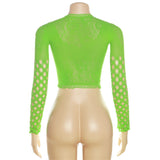 MB FASHION  Lace Crop Top with Cut-Outs and Rhinestone Accents 7626LY