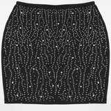MB FASHION CROP TOP HIGH WAISTED SKIRT PEARL SET 900791 PRE-ORDER