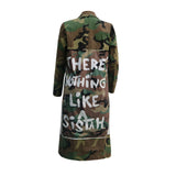 MB FASHION CAMO WHITE LETTERS JACKET 3900R Only S