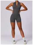 MALYBGG Zippered Compression Suit for Active Workouts 8594LY