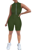 MB FASHION ZIP UP BODYCON ROMPER JUMPSUIT 2785LY