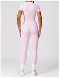 MALYBGG Long Sleeve Zip-Up Compression Set 8455LY