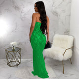 MALYBGG Sleeveless Bodycon Maxi Dress for Women 10709LY