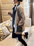 MALYBGG Embracing the Cozy Vibes of a Design-Forward Oversized Knit Sweater Coat 8002LY