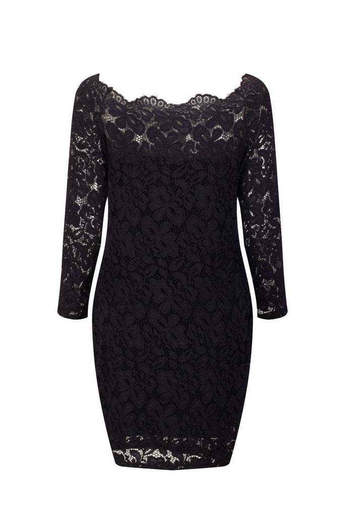 MB FASHION Off-Shoulder Lace Bodycon Dress with Long Sleeves 9051 | MB Fashion Wholesale MB FASHION Off-Shoulder Lace Bodycon Dress with Long Sleeves 9051 | MB Fashion Wholesale