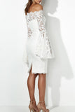MB FASHION Off-Shoulder Patterned Dress with Bell Sleeves 1015 SIZE RUN SMALL