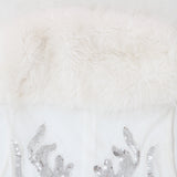 MALYBGG Trendy Furry Strapless Bodycon Dress 900565LY