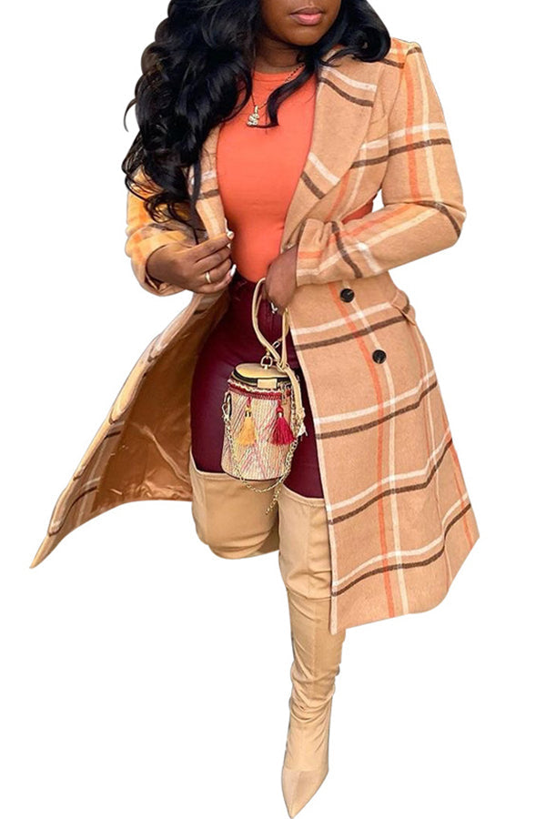 MB FASHION Plaid Knee-Length Cut-Out Blazer Dress with Button Front 10 | MB Fashion Wholesale MB FASHION Plaid Knee-Length Cut-Out Blazer Dress with Button Front 10 | MB Fashion Wholesale