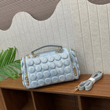 Every Fashion Iridescent Textured Bubble Bag with Detachable Strap