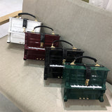Every Fashion Piano Shaped Handbag with Top Handle