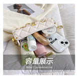 Every Fashion Quilted Mini Shoulder Bag with Decorative Charms