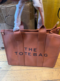 Every Fashion Structured Everyday Tote Bag with Matching Zip Pouch 98981