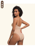 MB FASHION Front-Zip Shapewear Bodysuit – Plunging Neck 602