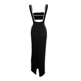 MB FASHION MAXI RIBBED TUBE TOP DRESS SET 8053LY