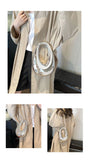EVERY FASHION Sculptural Metallic Handbag with Chain Strap