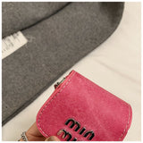 Every Fashion Mini Flap Crossbody Bag with Chain Strap and Logo Detail