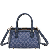 EVERY FASHION Monogram Satchel Bag Handle Crossbody Purse 1291