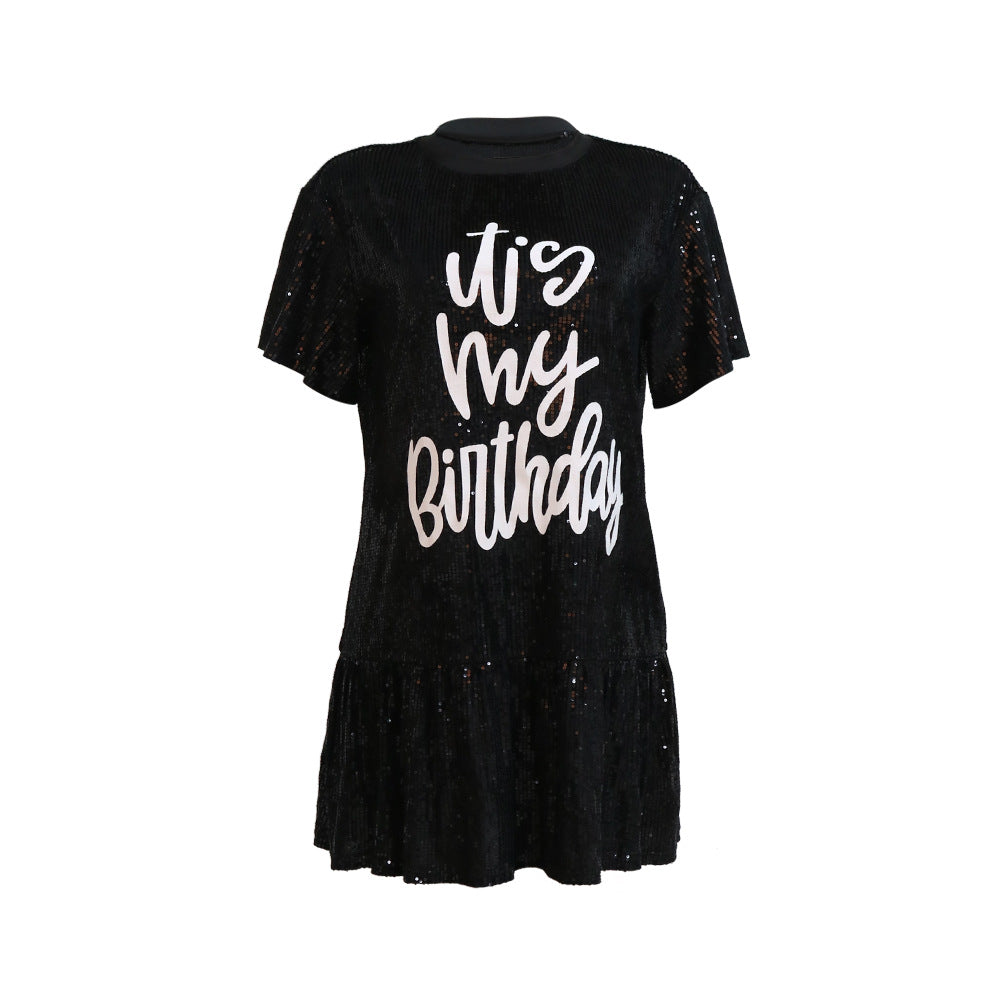 MB FASHION SEQUIN PRINTED BIRTHDAY MINI DRESS 0541LY | MB Fashion Wholesale MB FASHION SEQUIN PRINTED BIRTHDAY MINI DRESS 0541LY | MB Fashion Wholesale