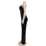 MB FASHION BEADED MESH JUMPSUIT MB6556 PRE-ORDER