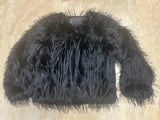 Every Fashion Chic Luxe Faux Fur Statement Jacket