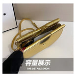 Every Fashion Half-Moon Statement Handle Bag with Layered Design