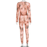 MB FASHION Floral Mesh Long Sleeve Two-Piece Set 65