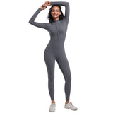 MB FASHION Long Sleeve Zip-Up  HIGH QUALITY Jumpsuit 2402