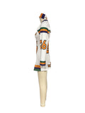 MB FASHION Mardi Gras Cut-Out Jersey Dress & Headband Set 835