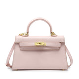 Every Fashion Mini Luxe Top Handle Satchel with Gold-Tone Lock 7629