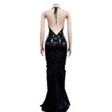 MB FASHION SOLID LACE UP SLEEVELESS MAXI DRESS MB6359 PRE-ORDER