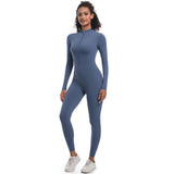 MB FASHION Long Sleeve Zip-Up  HIGH QUALITY Jumpsuit 2402
