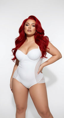 MB FASHION Seamless Contour Molded-Cup Bodysuit 8336