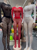 MB FASHION Long Sleeve Mesh Top & Matching Tights Set 0812