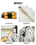 EVERY FASHION Shaggy Dog Fringe Novelty Crossbody Bag TS-1051