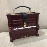 Every Fashion Piano Shaped Handbag with Top Handle