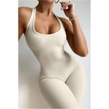 MB FASHION FULL LENGTH WHITE JUMPSUIT 2212R