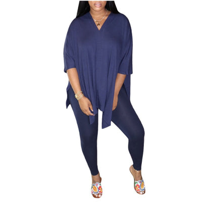 MB FASHION OVERSIZED TOP AND LEGGING SET 9799
