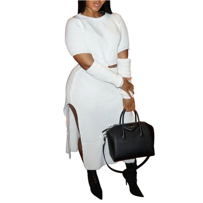 MB FASHION SWEATER SKIRT SET 11727 LAST S