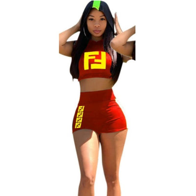 MB FASHON Hooded Crop Top and High-Waisted Athletic Shorts Set 6169