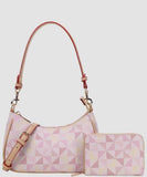 EVERY FASHION Hobo Shoulder Bag with Matching Wallet 007-1261A
