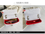 Every Fashion Glam Crystal Fringe Statement Shoulder Bag