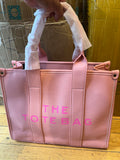 Every Fashion Structured Everyday Tote Bag with Matching Zip Pouch 98981