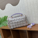 Every Fashion Iridescent Textured Bubble Bag with Detachable Strap