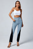 MB FASHION BIRKIN XL DENIM LEGGINGS 4193R