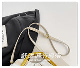 EVERY FASHION Ruched Gold-Frame Shoulder Bag