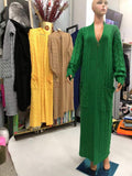 Every Fashion Long Cable Knit Cardigan Sweater with Front Pockets 560