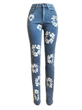 MALYBGG Introducing Cotton Flower Print Jeans 23123LY