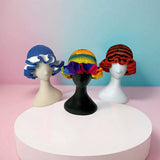 Every Fashion (MIXED PACK 6 PIECE) Handmade Crochet Ruffle Brim Hat