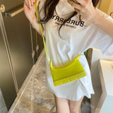 EVERY FASHION Clear Structured Mini Shoulder Bag with Chunky Base