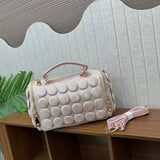 Every Fashion Iridescent Textured Bubble Bag with Detachable Strap